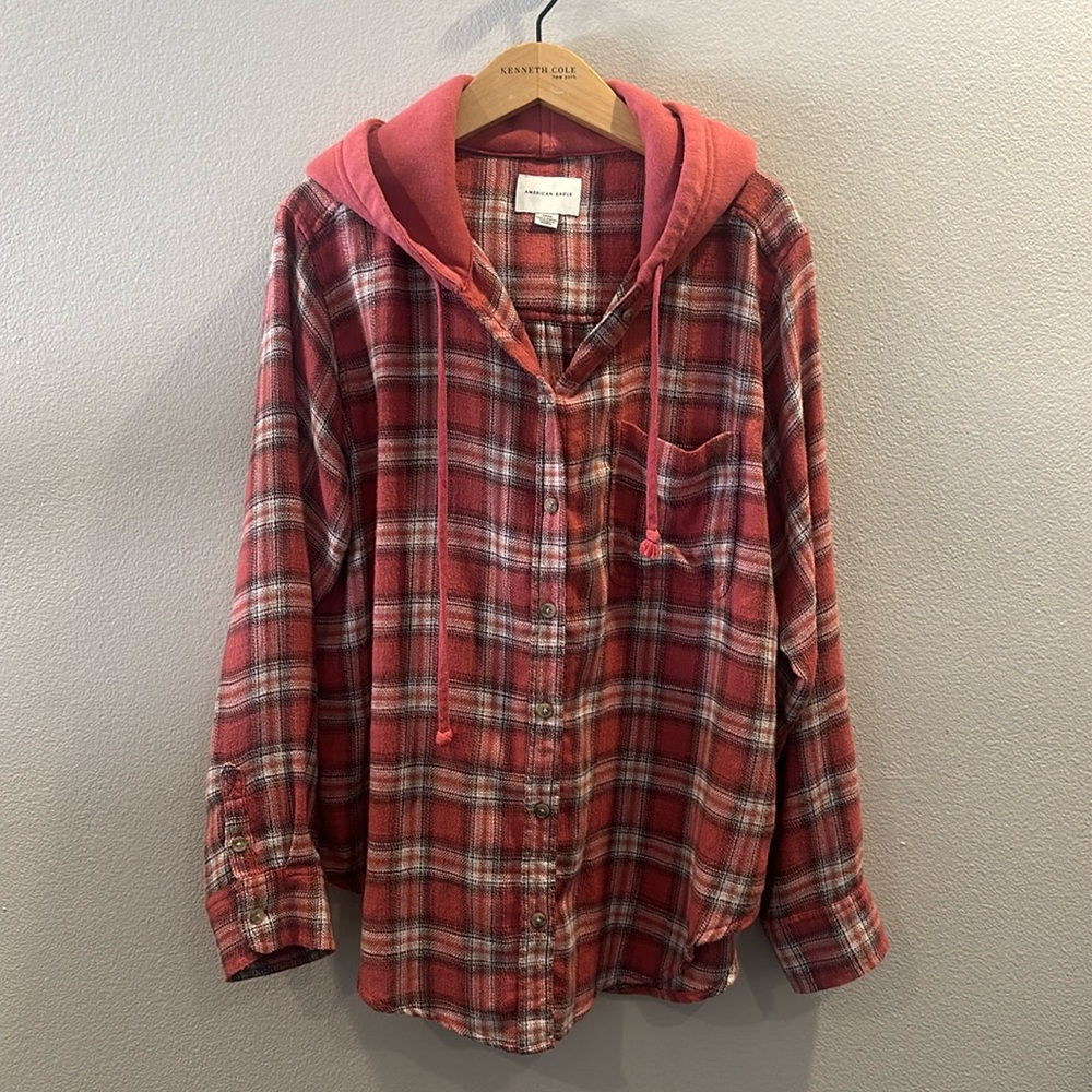 American Eagle hoodie flannel S